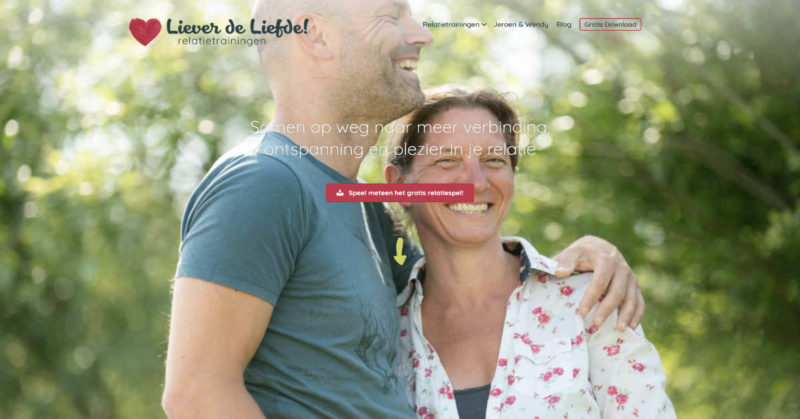 lieverdeliefde.nl website
